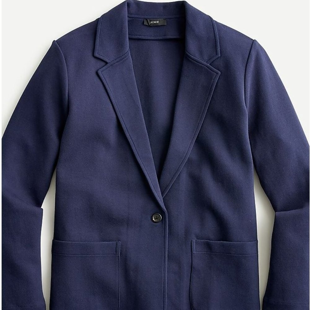 J CREW Knit ponte blazer